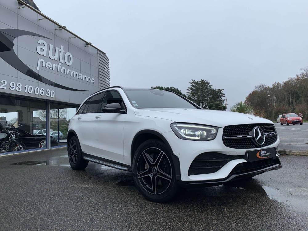 MERCEDES-BENZ CLASSE GLC 220 d 194ch AMG Line 4Matic 9G-Tronic Blanc