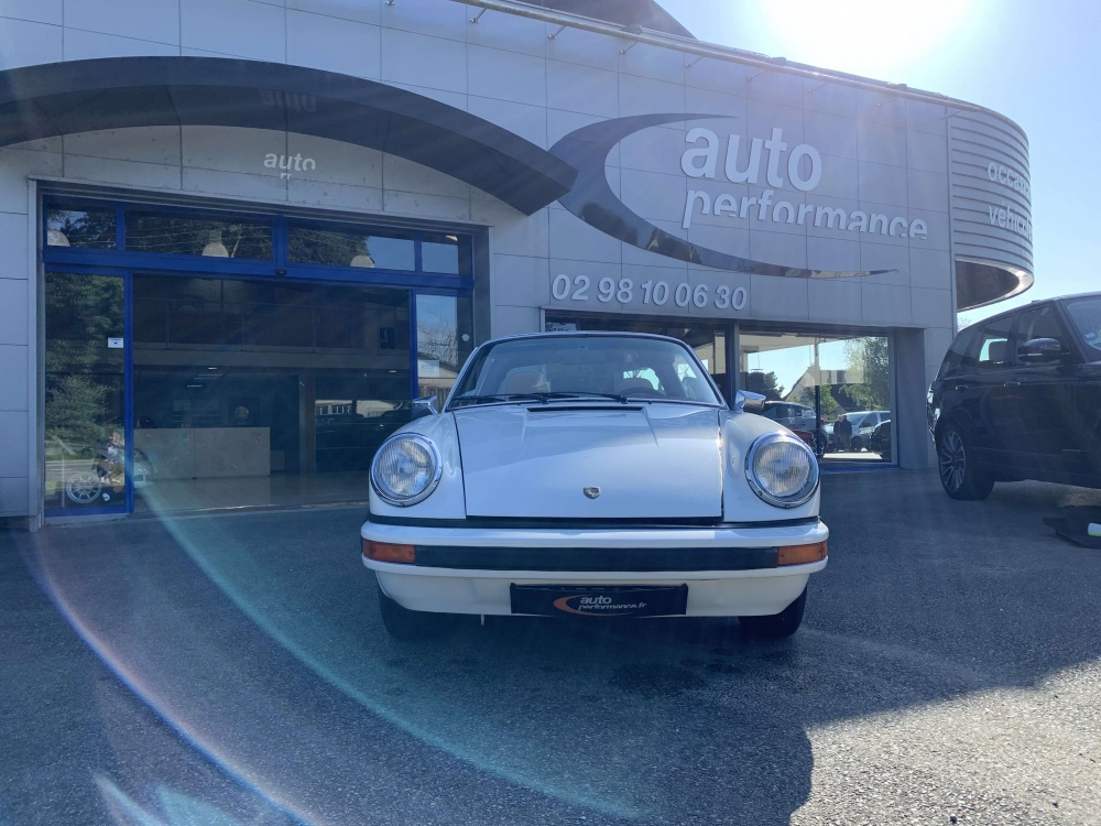 PORSCHE 911 TARGA 911 S Targa Blanc 