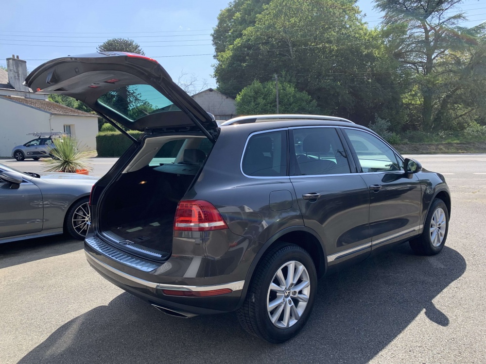 VOLKSWAGEN TOUAREG 3.0 V6 TDI 204ch BlueMotion Technology Carat 4Motion Tiptronic Marron