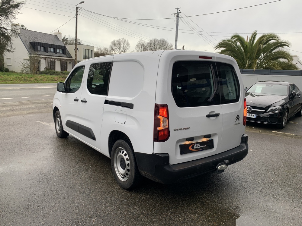 CITROEN BERLINGO XL BlueHDi 100ch S&S Cabine Approfondie Blanc