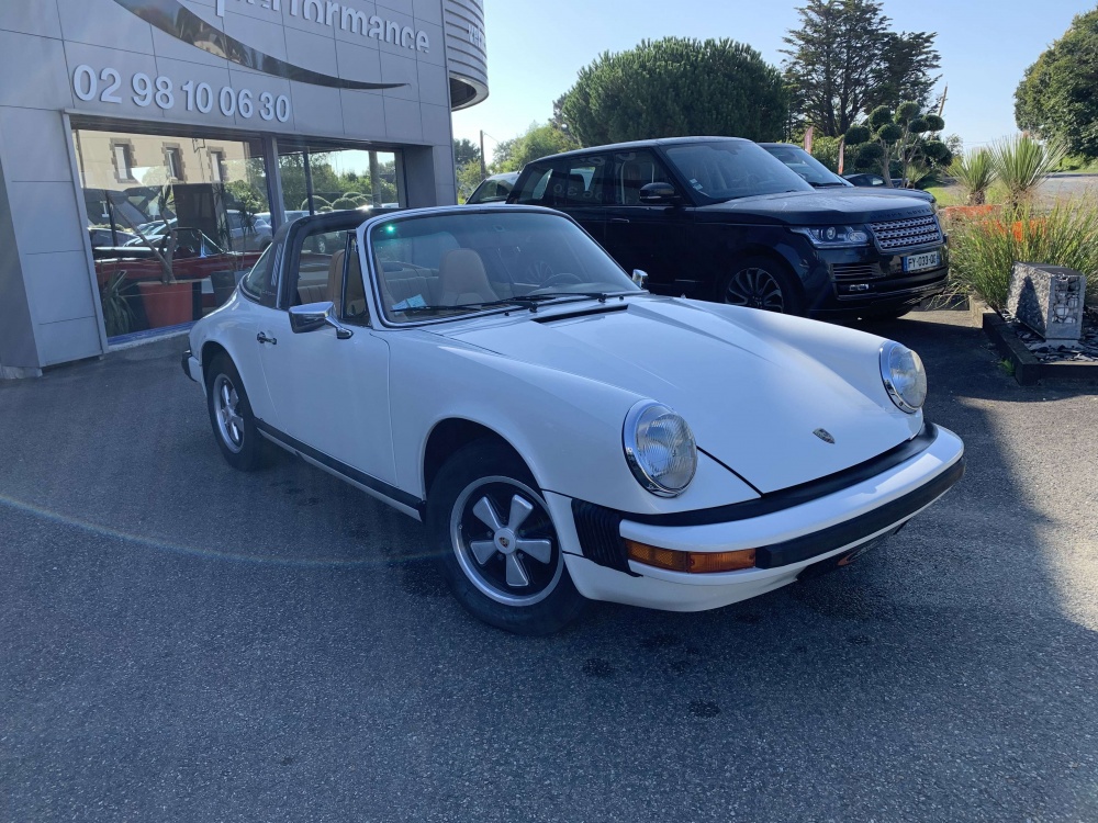 PORSCHE 911 TARGA 911 S Targa Blanc 