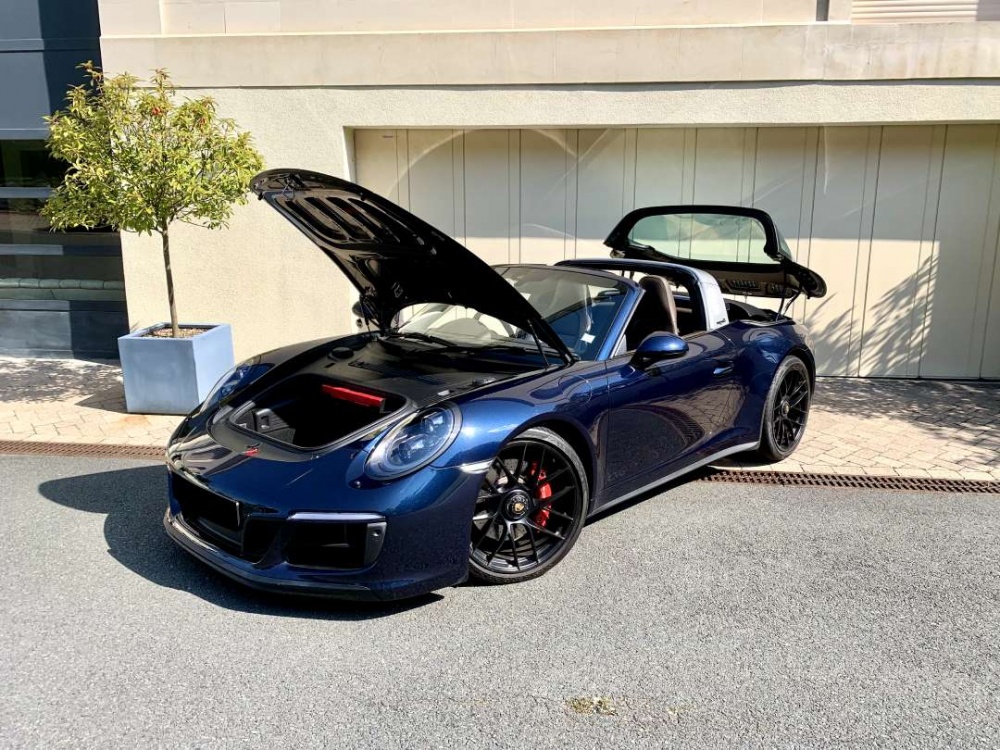 PORSCHE 911 991.2 Targa 4 GTS Bleu nuit métallisé