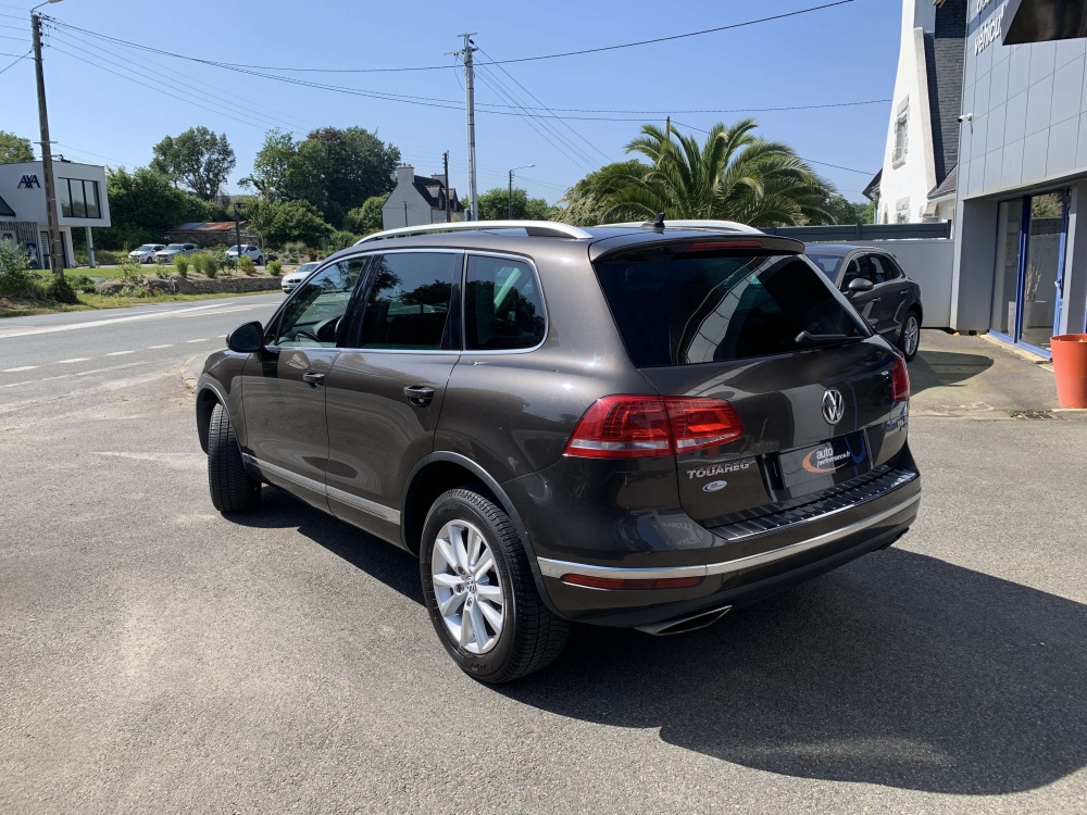 VOLKSWAGEN TOUAREG 3.0 V6 TDI 204ch BlueMotion Technology Carat 4Motion Tiptronic Marron