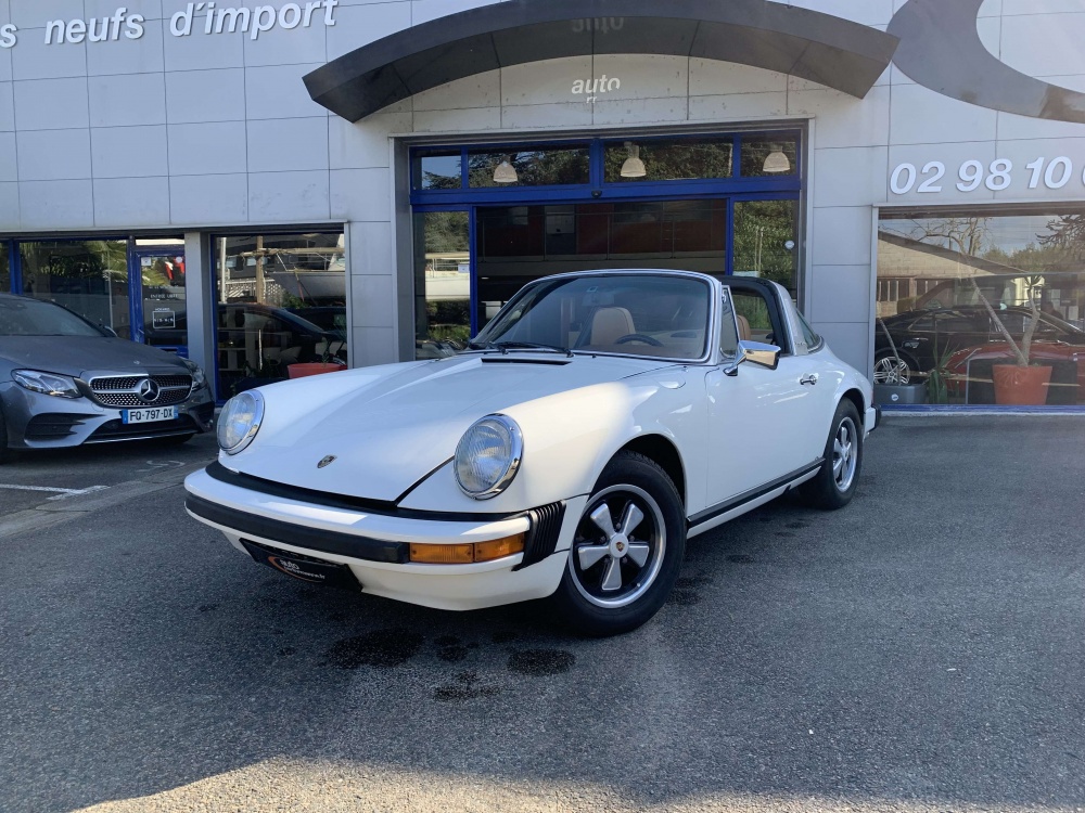 PORSCHE 911 TARGA 911 S Targa Blanc 