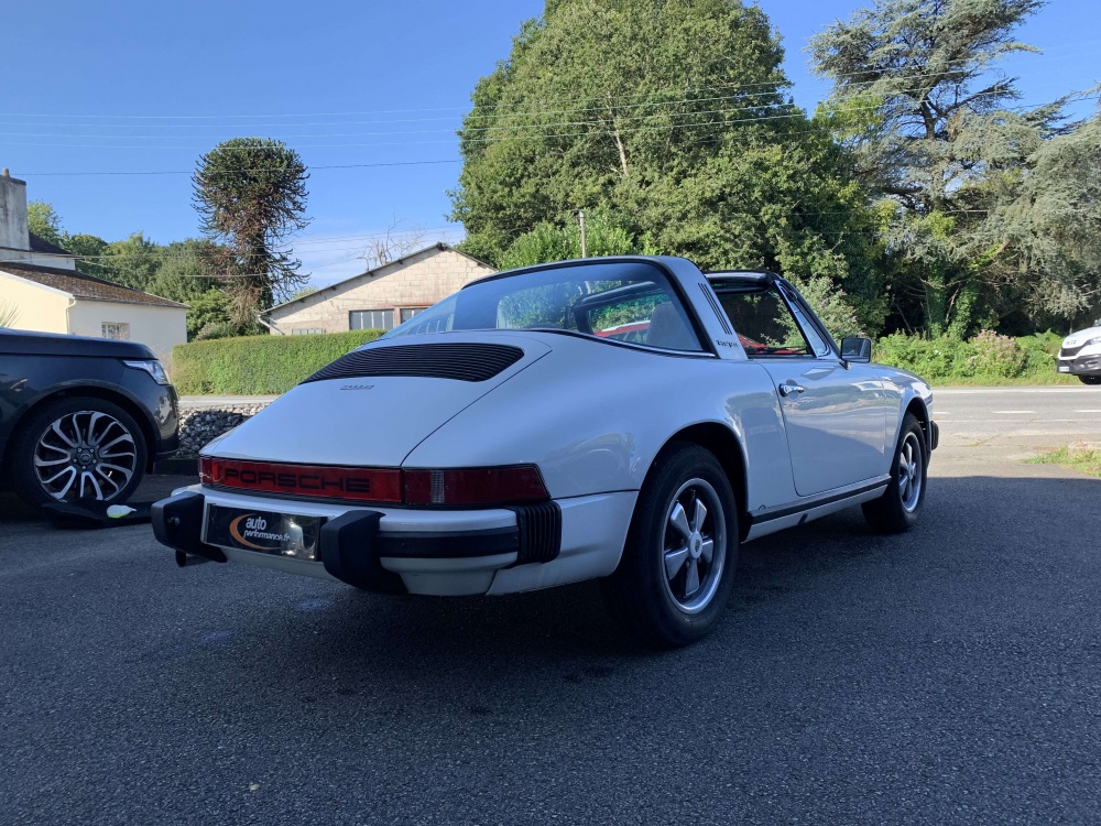 PORSCHE 911 TARGA 911 S Targa Blanc 